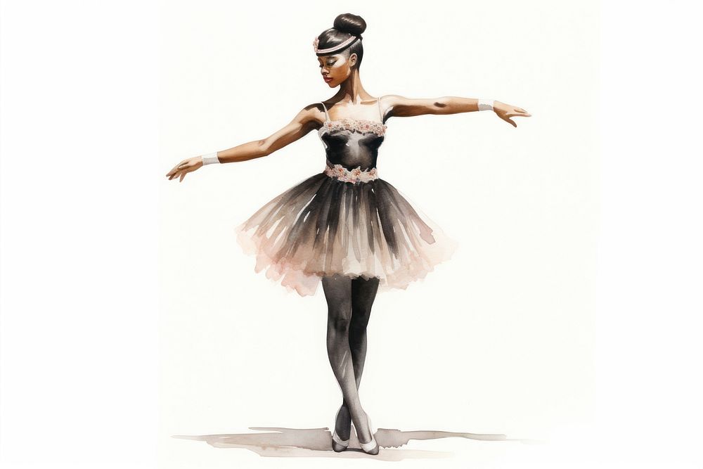Dancing ballerina footwear ballet. AI generated Image by rawpixel.