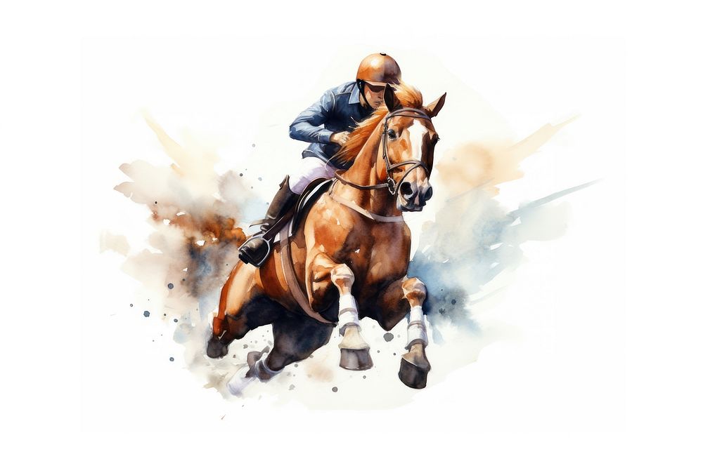 Horse mammal animal riding. AI generated Image by rawpixel.