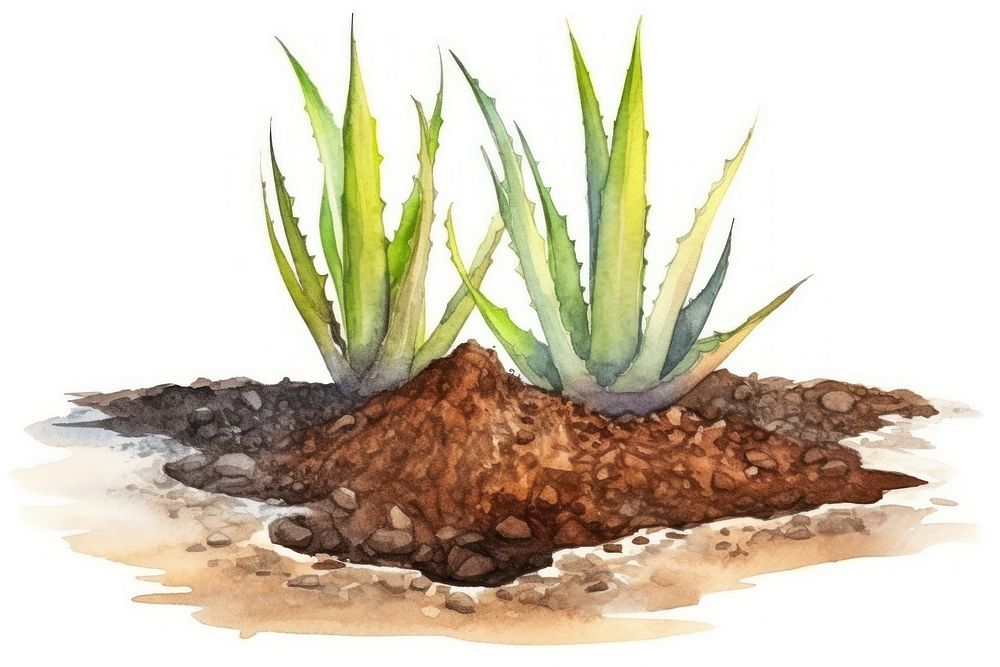 Aloe soil plant xanthorrhoeaceae. AI generated Image by rawpixel.