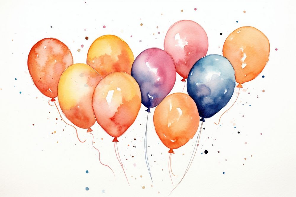 Balloon celebration anniversary creativity. AI generated Image by rawpixel.