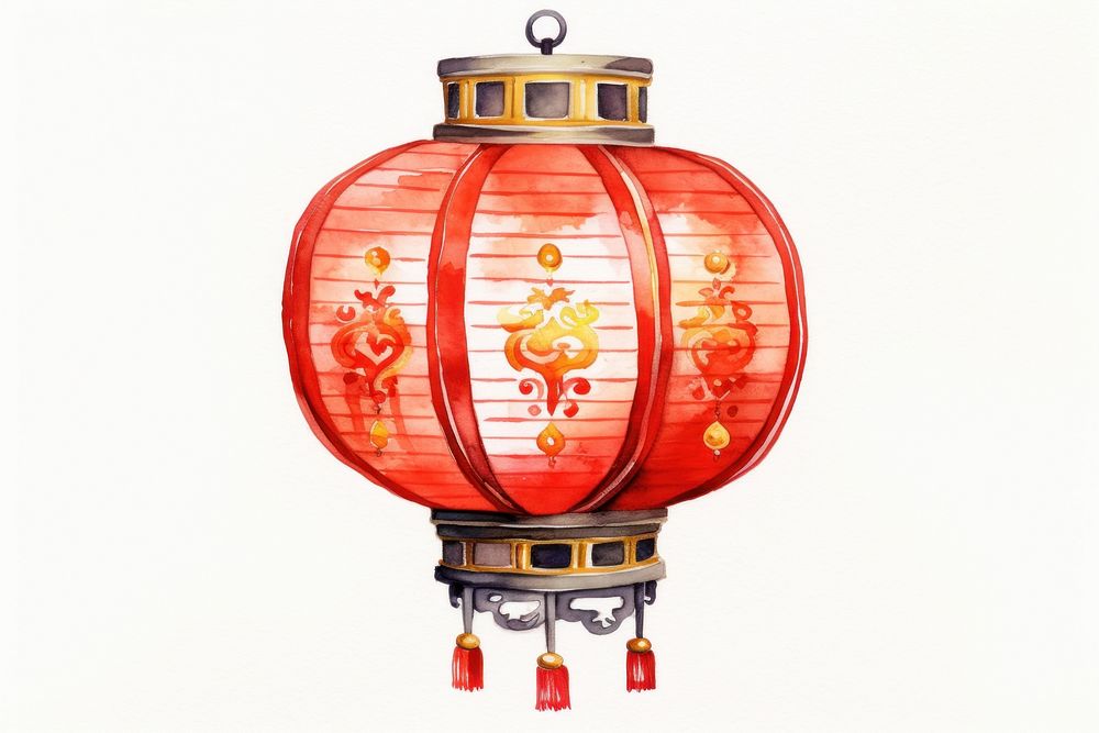 Lamp lantern chinese new year architecture. AI generated Image by rawpixel.