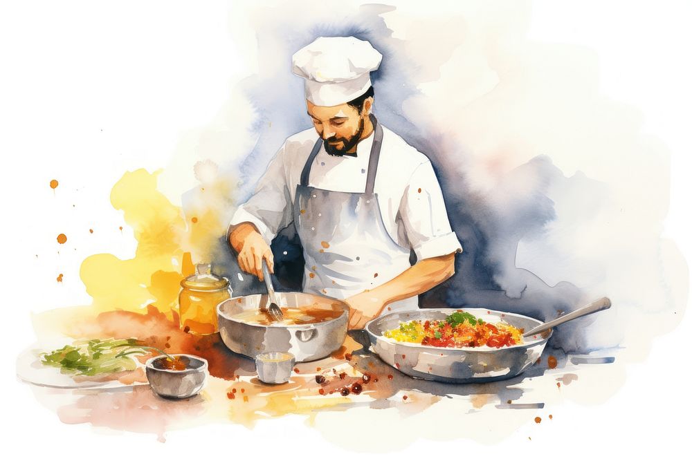 Cooking adult food meal. AI generated Image by rawpixel.