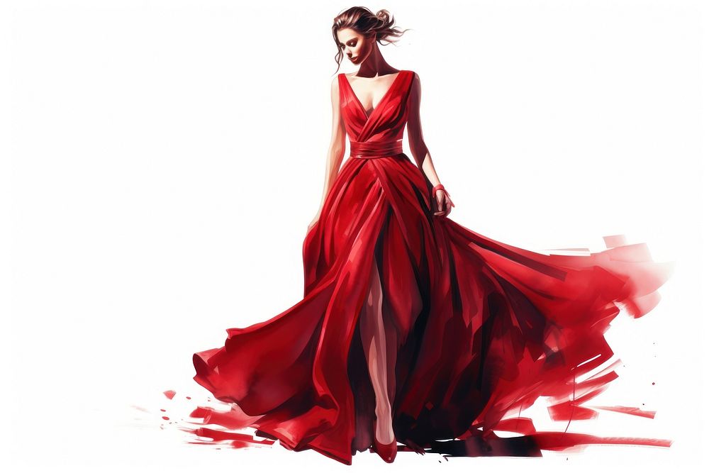 Fashion dress adult gown. AI generated Image by rawpixel.