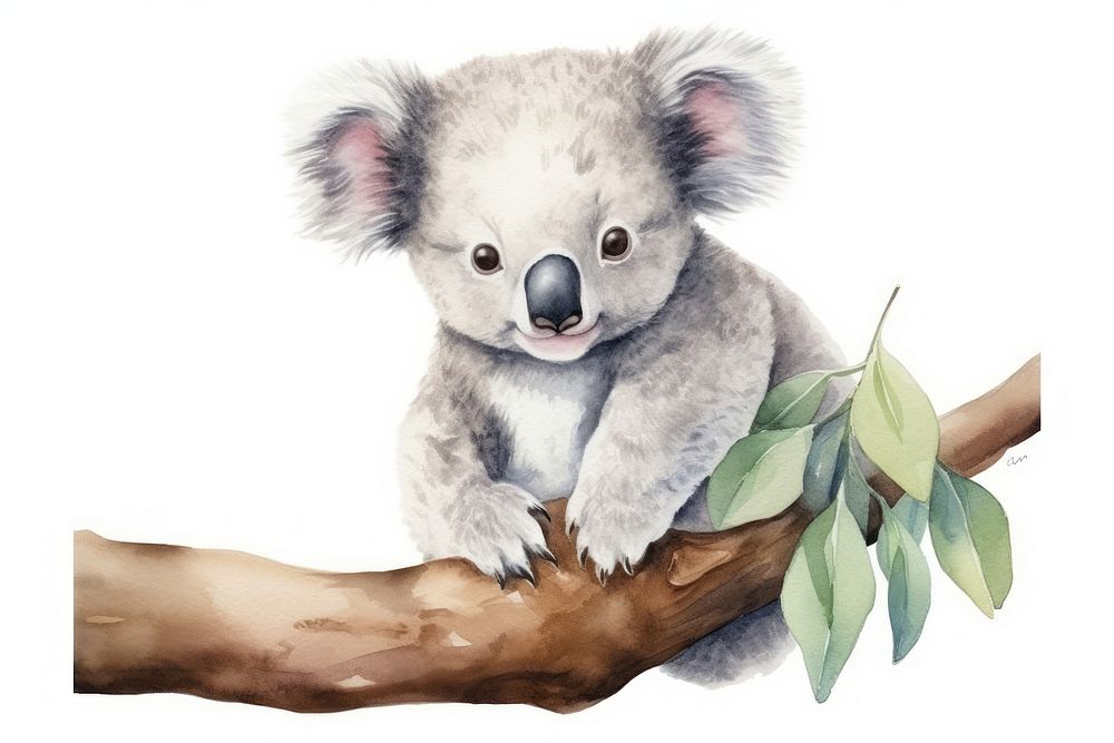 Koala mammal representation creativity. AI generated Image by rawpixel.