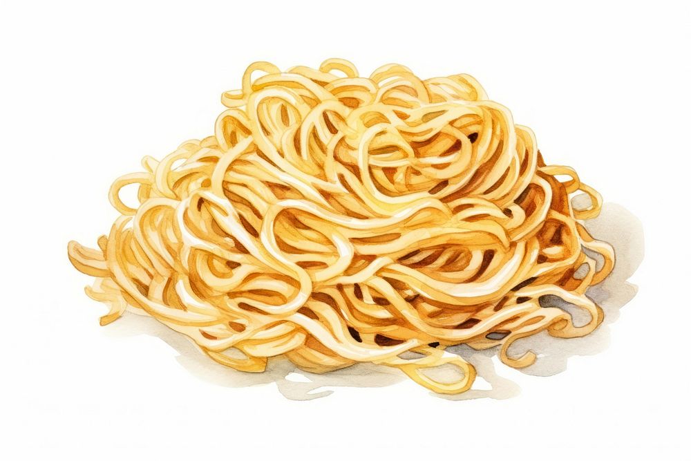 Noodle spaghetti pasta food. AI generated Image by rawpixel.