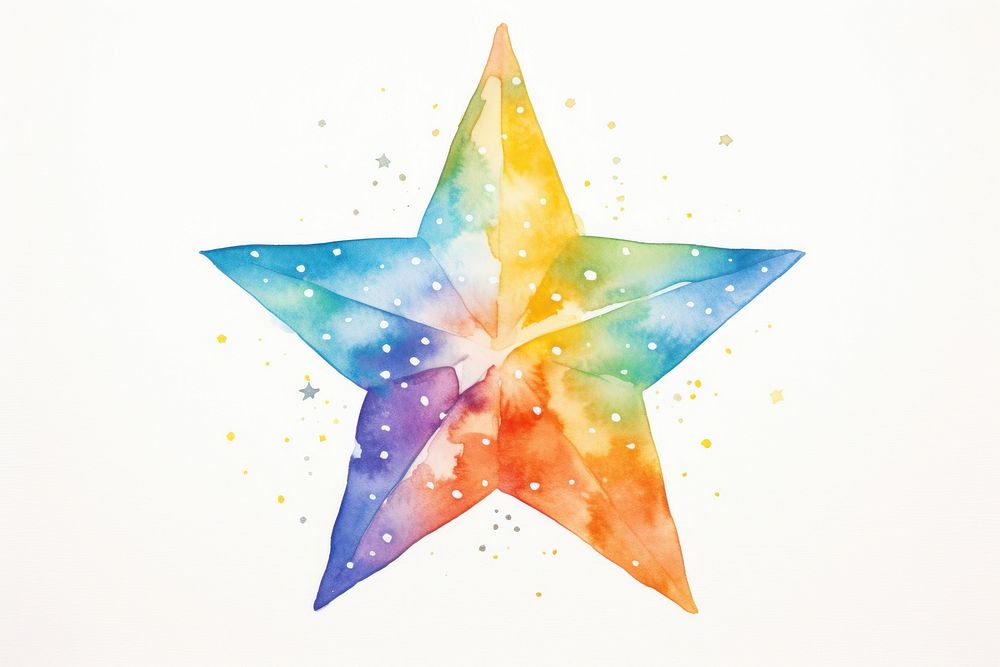 Symbol paper star creativity. AI generated Image by rawpixel.