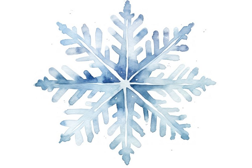 Snow snowflake decoration christmas. AI generated Image by rawpixel.