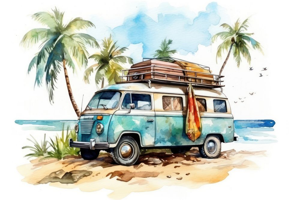 Outdoors vehicle travel car. AI generated Image by rawpixel.