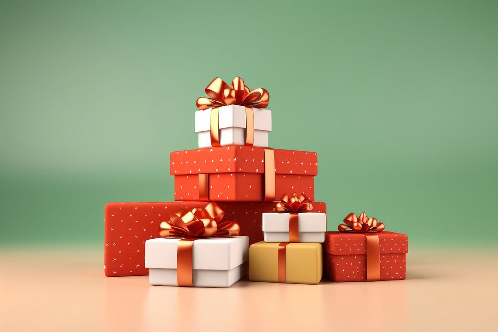 Gift christmas box celebration. 