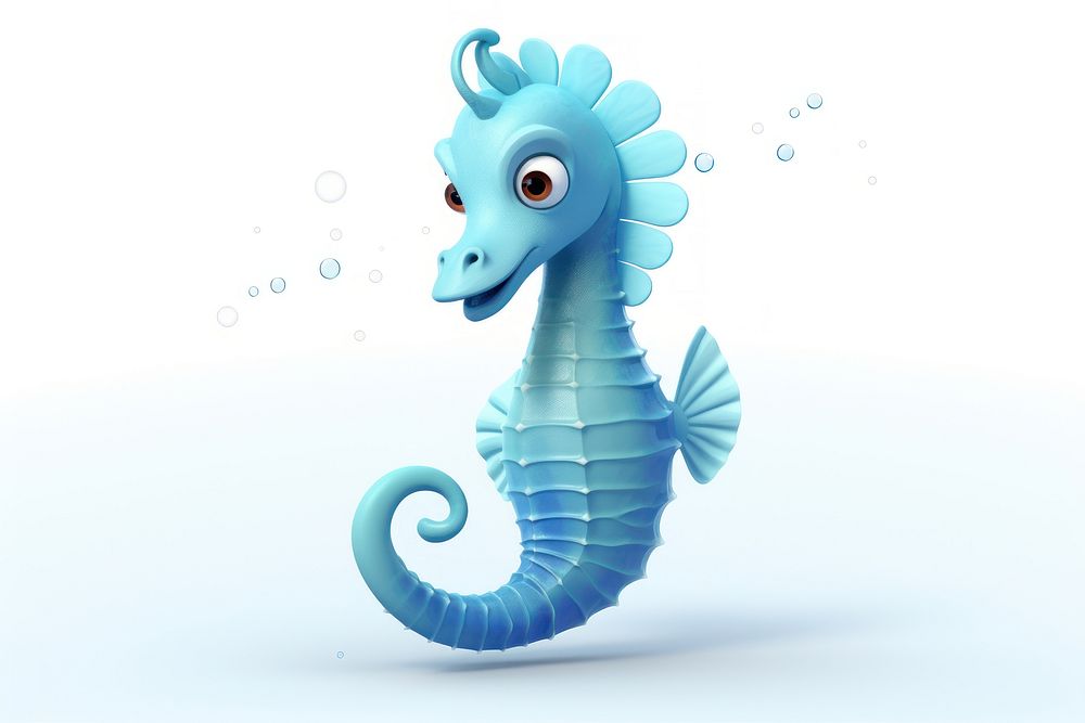 Seahorse animal representation underwater. AI generated Image by rawpixel.