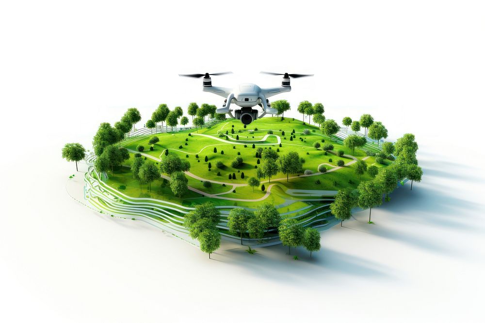 Technology aircraft outdoors vehicle. AI generated Image by rawpixel.