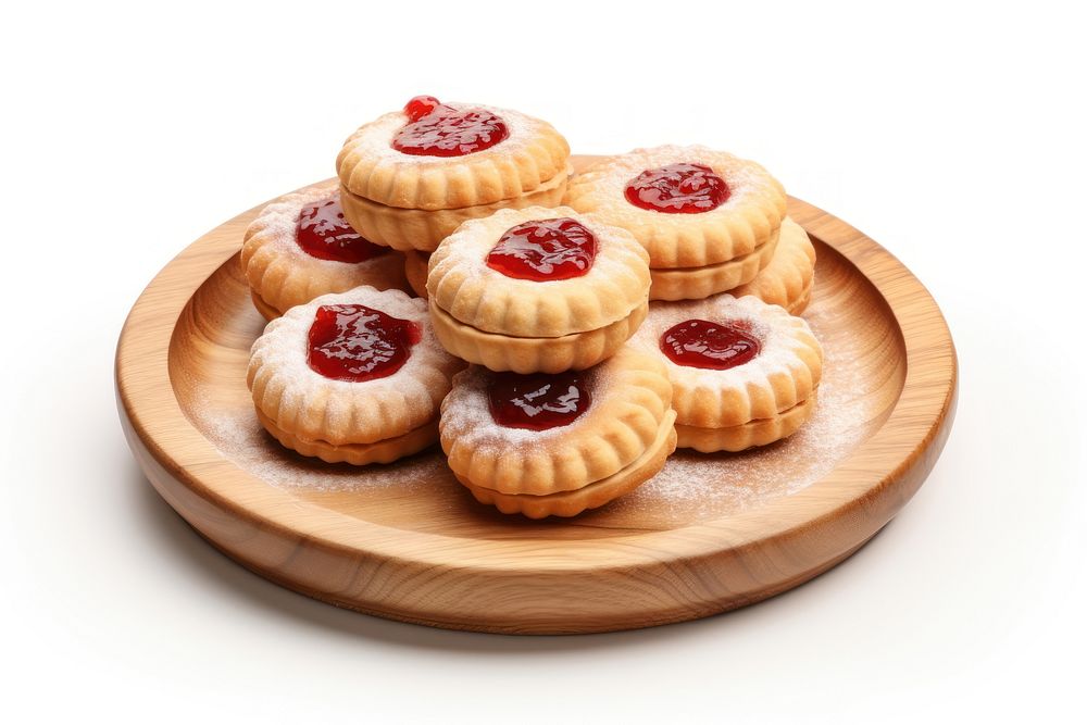 Dessert pastry cookie plate. AI generated Image by rawpixel.