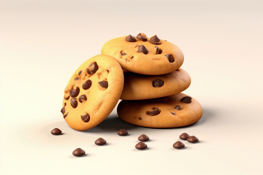 Cookie biscuit raisin food. AI generated Image by rawpixel.
