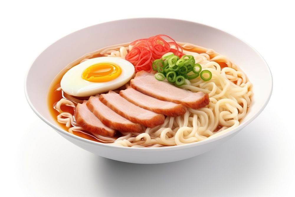 Pork egg ramen meat. 