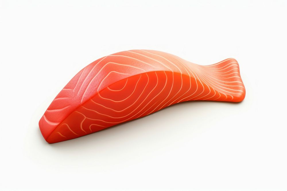 Salmon seafood white background dynamite. AI generated Image by rawpixel.