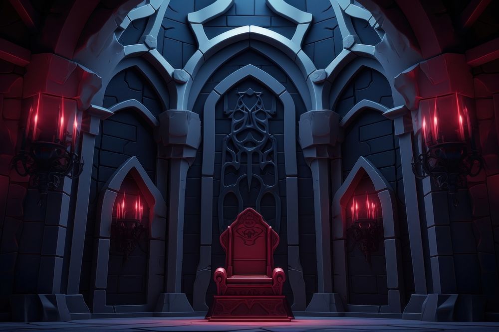 Throne spirituality architecture illuminated. AI generated Image by rawpixel.