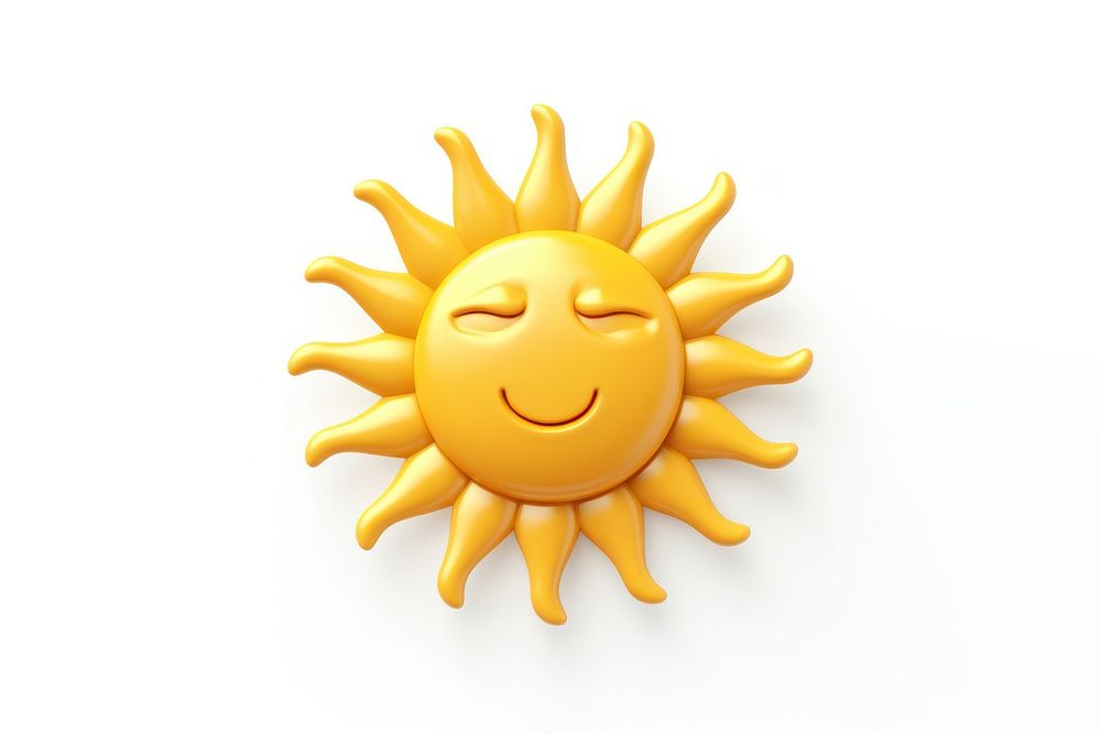 Gold sun sky white background. AI generated Image by rawpixel.