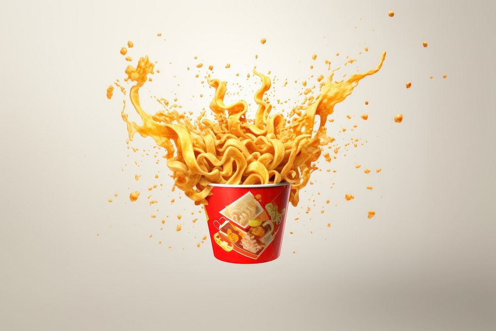 Noodle food freshness popcorn. AI generated Image by rawpixel.