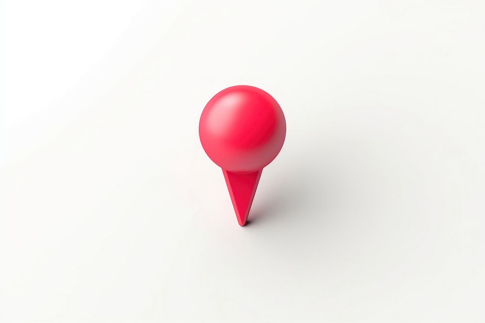 Red pin white background electronics. AI generated Image by rawpixel.