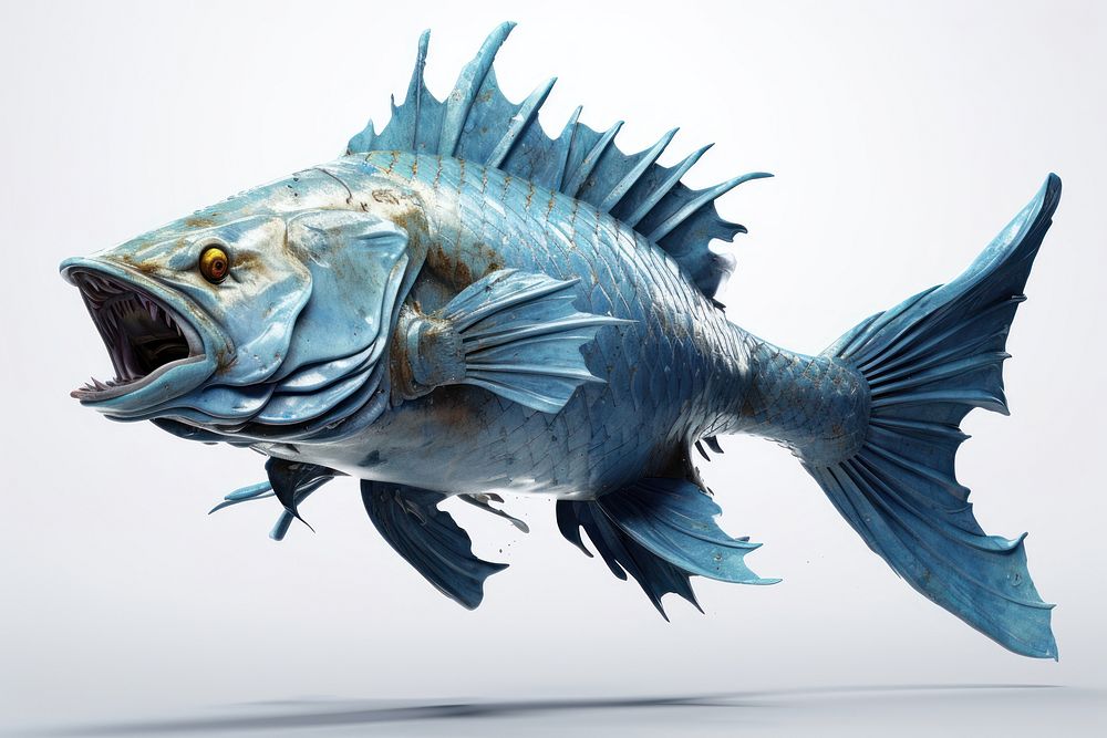 Fish animal sea underwater. AI generated Image by rawpixel.