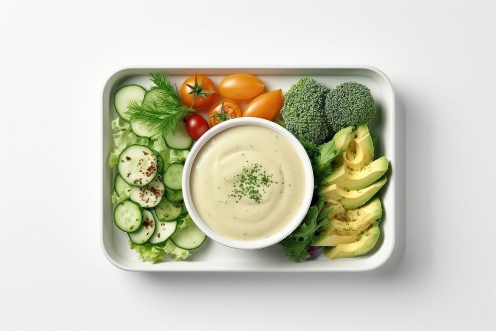 Food vegetable lunch fruit. AI generated Image by rawpixel.