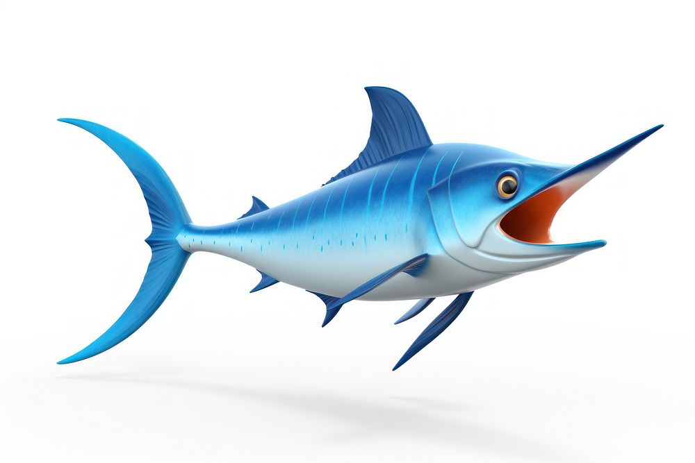 Fish cartoon animal shark. AI generated Image by rawpixel.