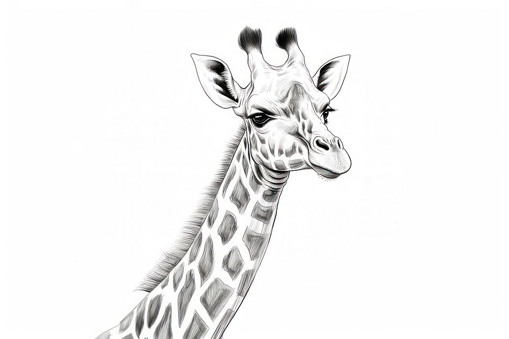 Cute giraffe sketch Stock Vector by ©depositphotos01 97188244-anthinhphatland.vn