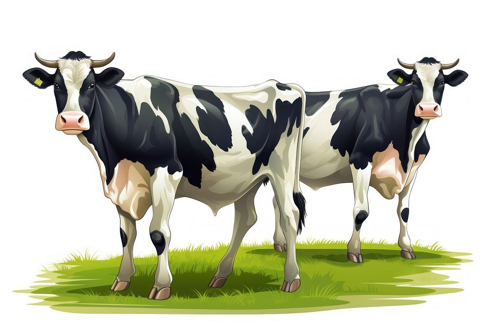 Cow livestock cattle mammal. | Premium Photo Illustration - rawpixel