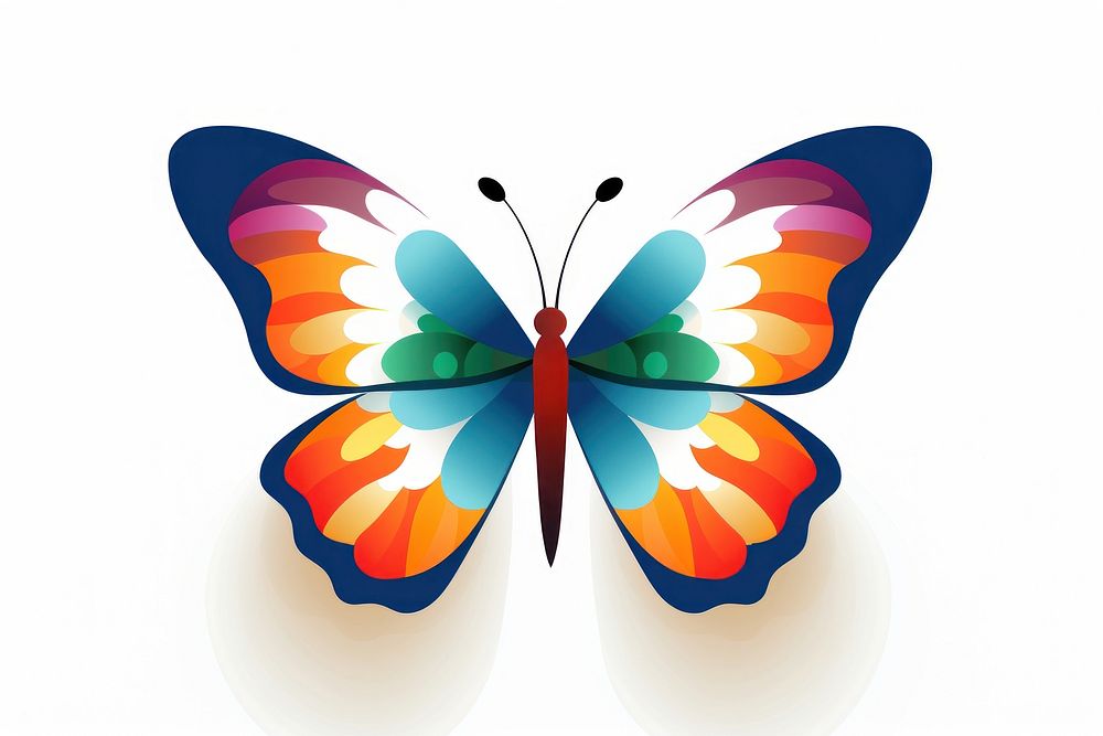 Butterfly pattern insect animal. AI generated Image by rawpixel.