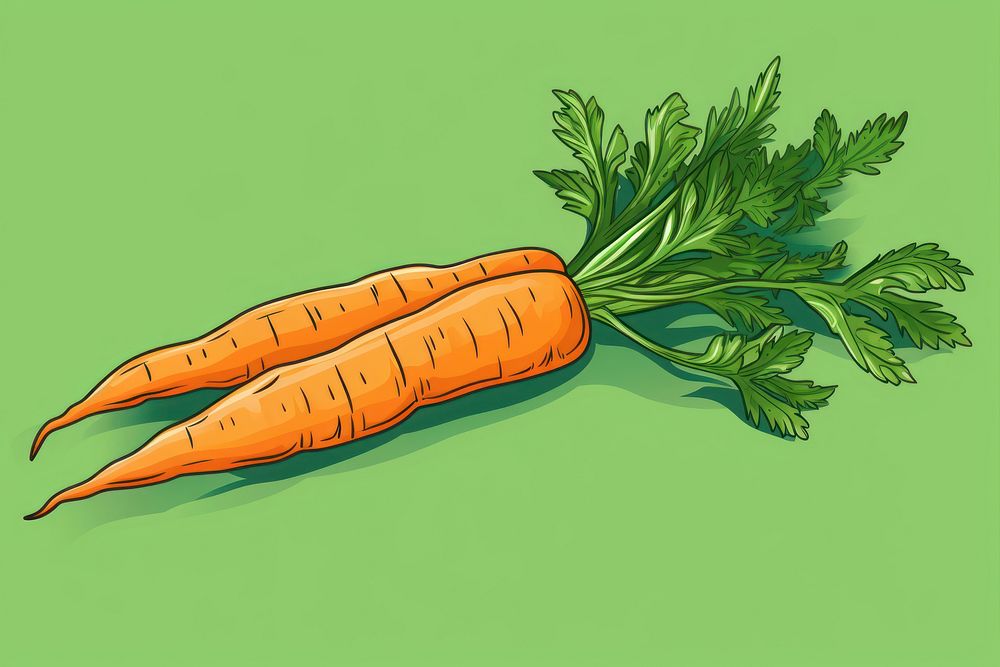 Carrot vegetable plant food. AI generated Image by rawpixel.