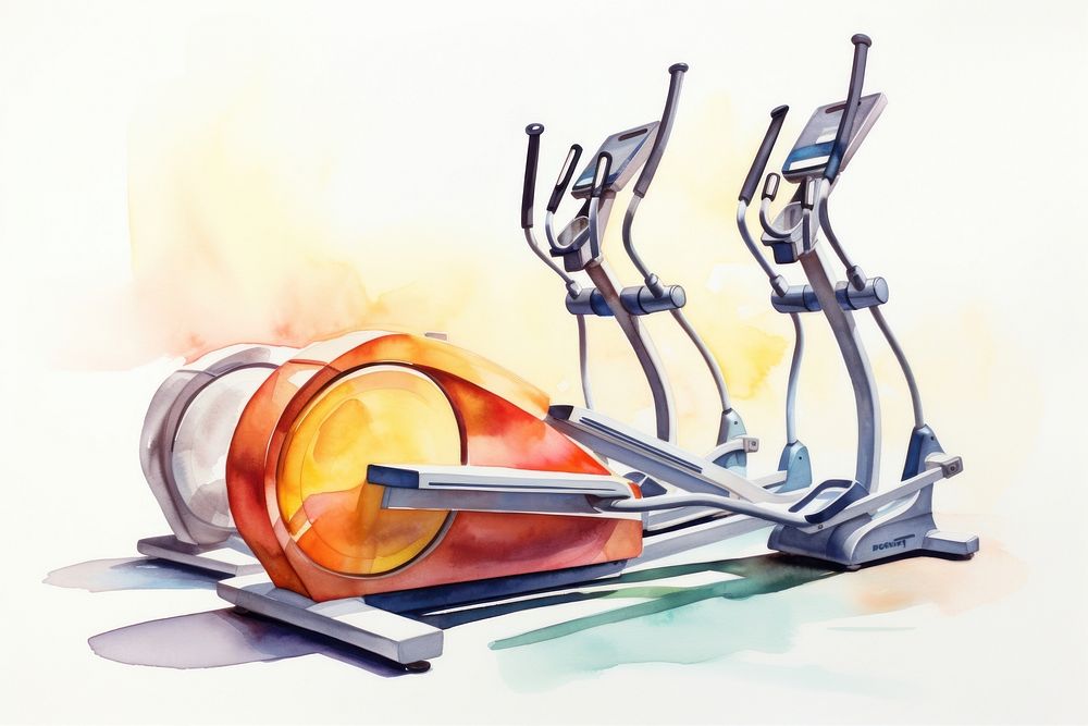 Sports gym exercising treadmill. AI generated Image by rawpixel.