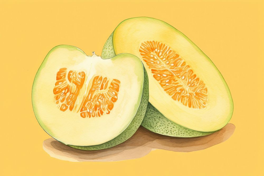Food cantaloupe melon fruit. AI generated Image by rawpixel.