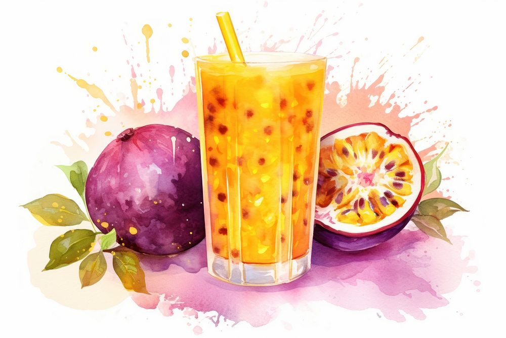 Fruit food juice drink. AI generated Image by rawpixel.