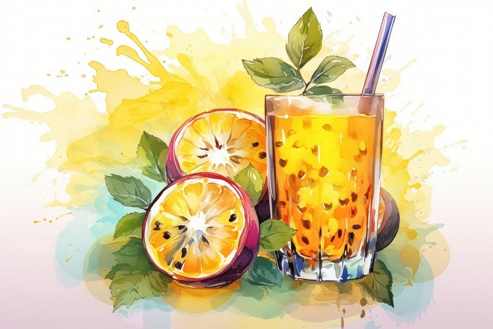 Fruit drink refreshment freshness. 