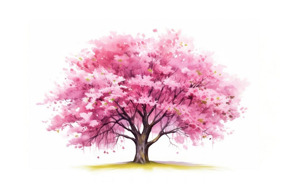 Blossom flower plant tree. AI generated Image by rawpixel.