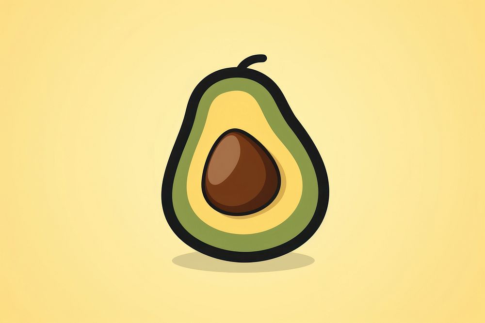 Avocado fruit food freshness. AI generated Image by rawpixel.