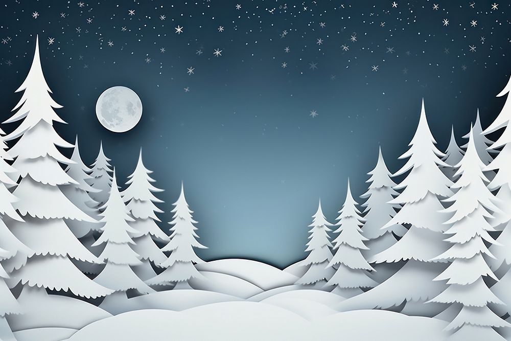 Nature snow backgrounds outdoors. AI generated Image by rawpixel.