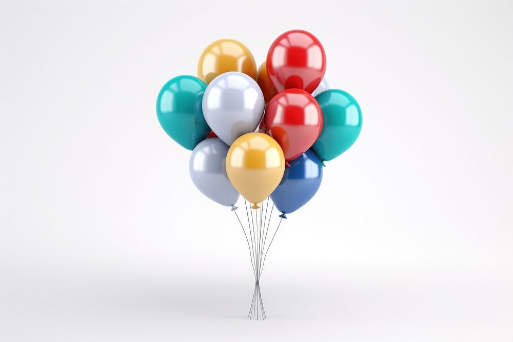 Balloon birthday celebration anniversary. AI generated Image by rawpixel.