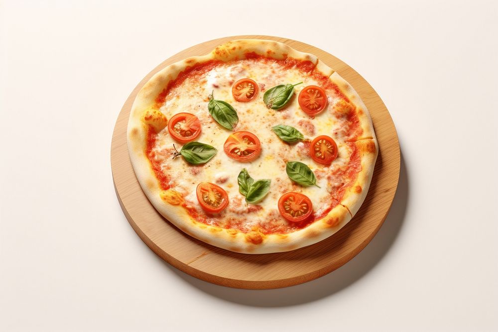 Pizza food mozzarella pepperoni. AI generated Image by rawpixel.