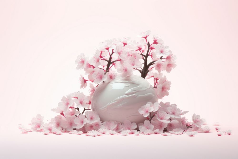 Blossom flower plant petal. AI generated Image by rawpixel.