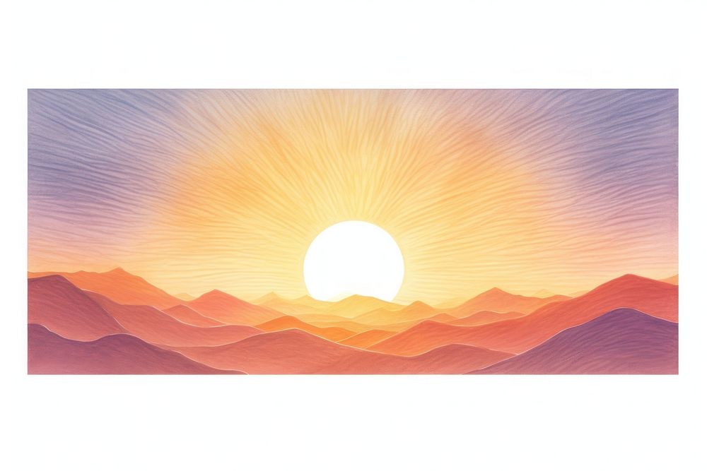 Sunset backgrounds sunlight outdoors. AI generated Image by rawpixel.