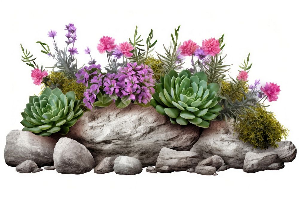 Flower plant purple garden. AI generated Image by rawpixel.
