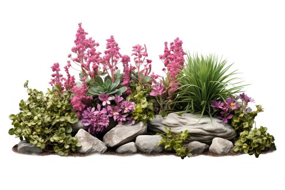 Flower plant landscaping garden. AI generated Image by rawpixel.