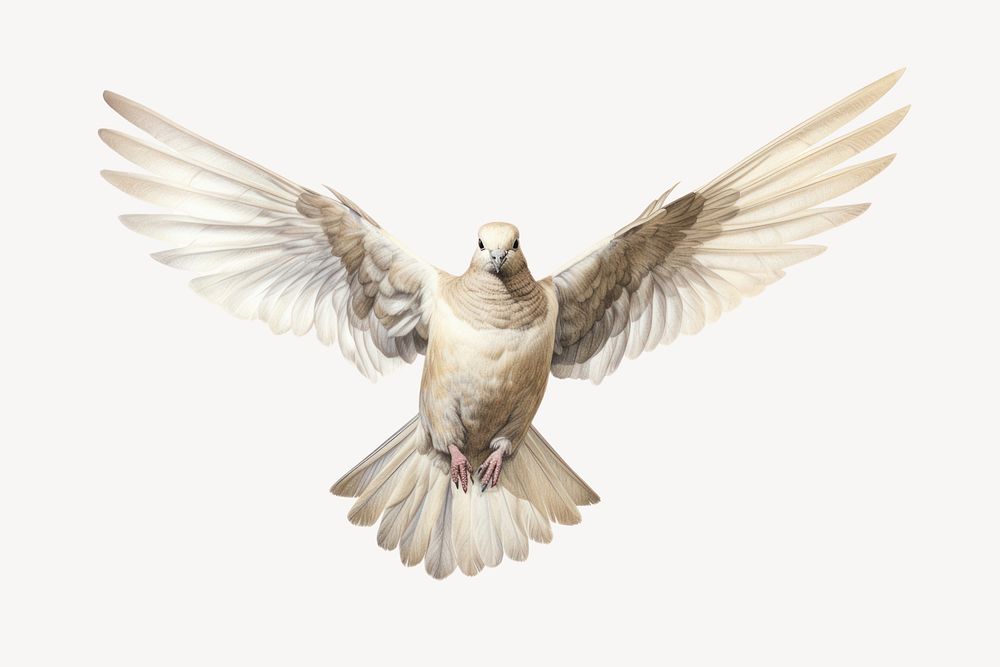 Animal white bird wing. AI generated Image by rawpixel.