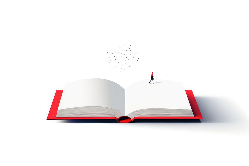Book publication paper white background. AI generated Image by rawpixel.