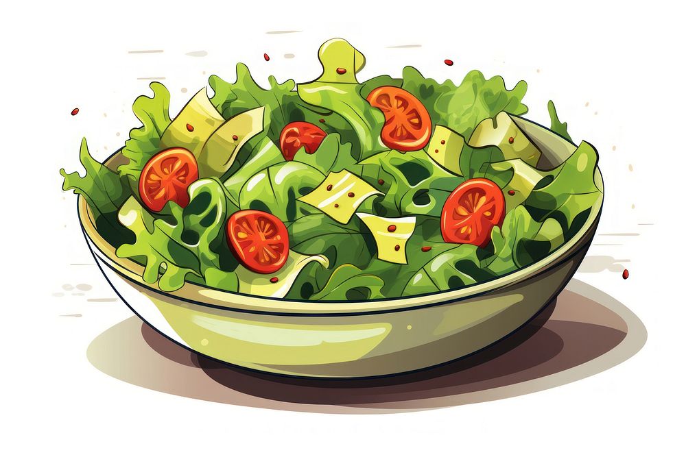 Vegetable salad plant food. AI generated Image by rawpixel.