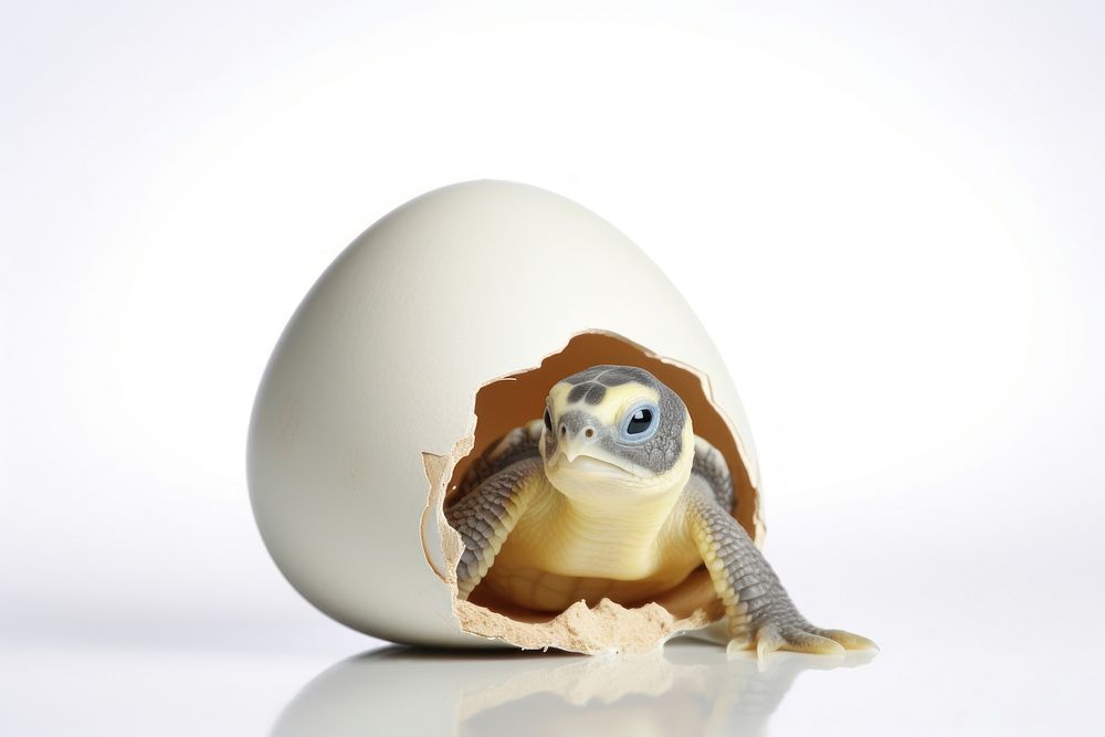 Egg animal turtle bird. AI generated Image by rawpixel.