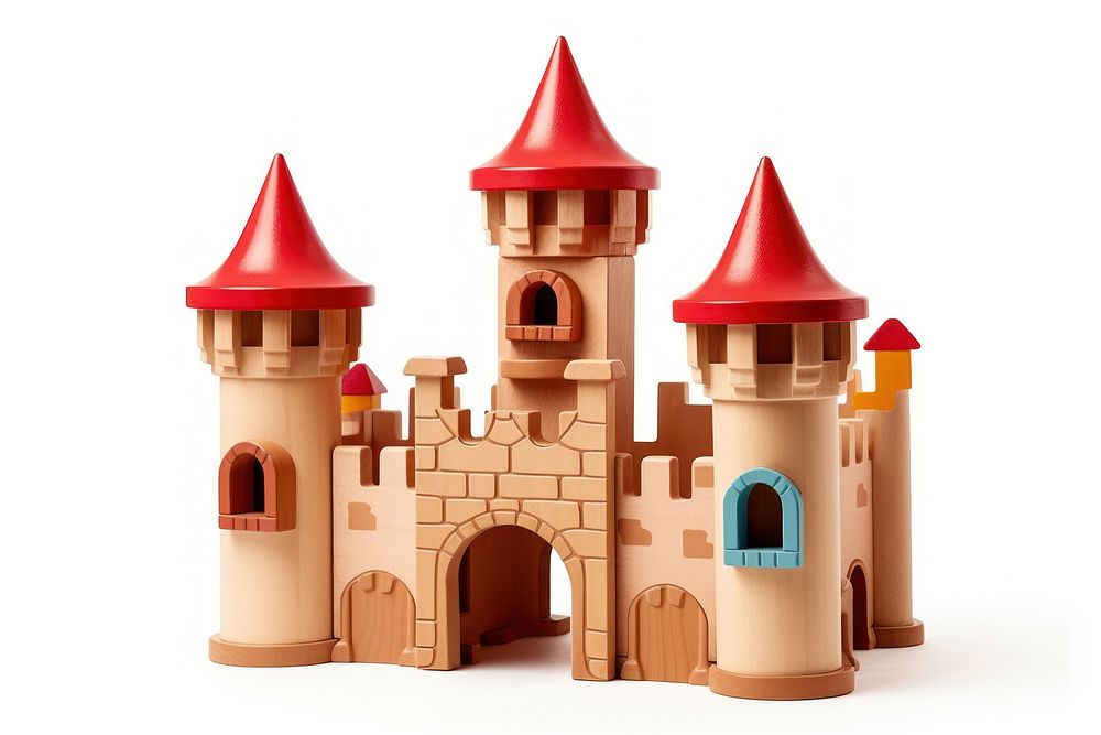 Castle toy architecture building. AI generated Image by rawpixel.