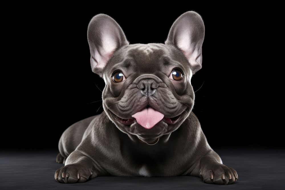 Bulldog animal mammal pet. AI generated Image by rawpixel.