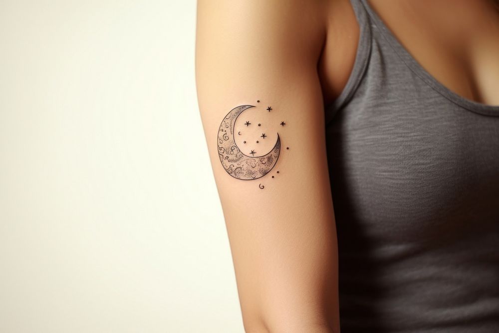 Tattoo skin arm midsection. AI generated Image by rawpixel.